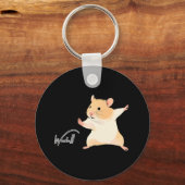 Kung Fu Hammie Sleutelhanger (Achterkant)