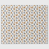 Kung Fu-inpakpapier Cadeaupapier (Vlak)