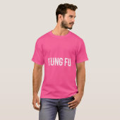 Kung Fu instructeurs. Eenvoudige klassieke Kung Fu T-shirt (Voorkant volledig)