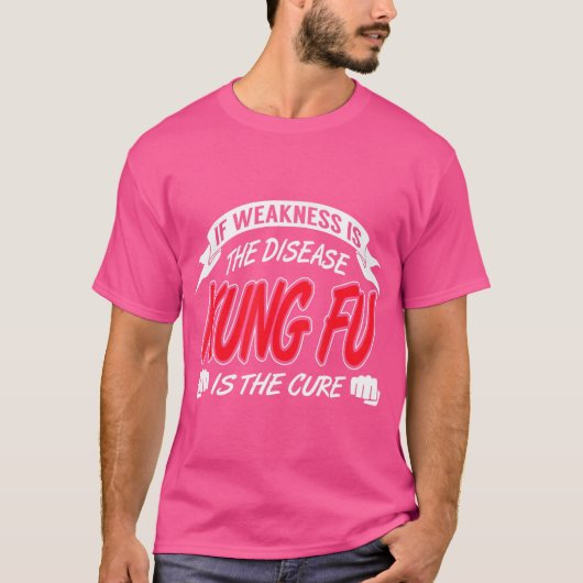 Kung Fu is de remedie T-shirt (Voorkant)