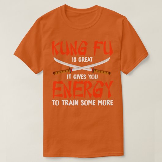 Kung Fu is een groot Karate Martial Arts T-shirt (Design voorkant)