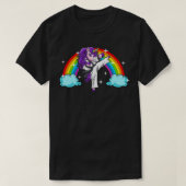 Kung Fu Karate Unicorn Martial Arts MMA T-shirt (Design voorkant)