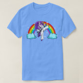 Kung Fu Karate Unicorn Martial Arts MMA T-shirt (Design voorkant)