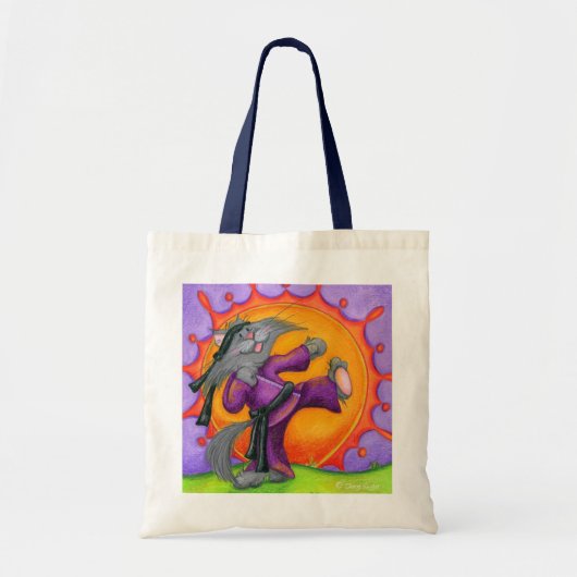 Kung Fu Kat/Grocery Canvas tas (Voorkant)