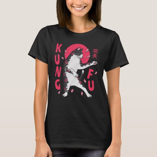Kung Fu Kat T-shirt (Voorkant)