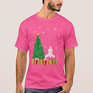 Kung Fu Kerstboom Verlichting Kerstman Hoed Kung F T-shirt