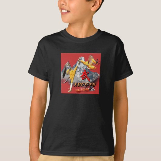Kung Fu Kinderen T-shirt (Voorkant)
