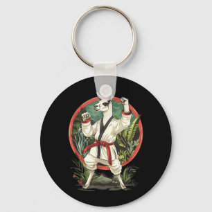 Kung Fu Lama Judo Jiu-Jitsu Natuur Vechtkunst Sleutelhanger