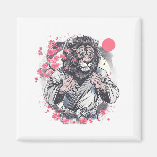 Kung Fu Leeuw Sakura Mma Kickboksen Judo Taekwondo Magneet