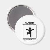 Kung Fu Magneet (Voorkant / Achterkant)