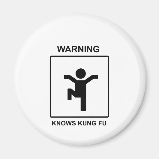 Kung Fu Magneet (Voorkant)