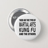 Kung Fu Martial Arts Design Ronde Button 5,7 Cm (Voorkant /achterkant)
