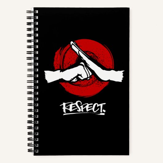 Kung Fu - Martial Arts - Respect Notitieboek (Voorkant)