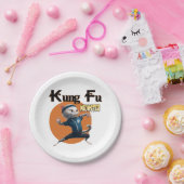 Kung Fu Meowster Papieren Bordje (Feest)