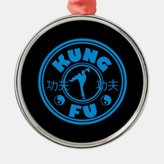 Kung Fu Metalen Ornament (Voorkant)