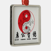 Kung Fu Metalen Ornament (Rechts)