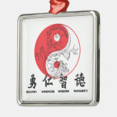 Kung Fu Metalen Ornament (Links)