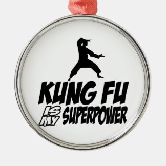Kung fu mijn superkracht metalen ornament