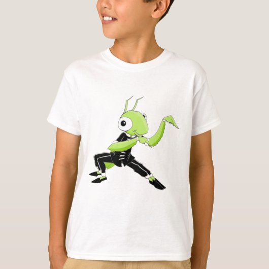 Kung Fu Praying Mantis T-shirt (Voorkant)