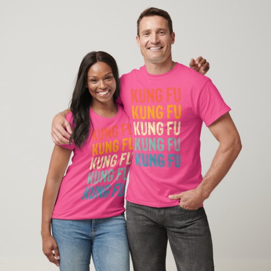 Kung Fu Retro Vintage T-shirt (Unisex)