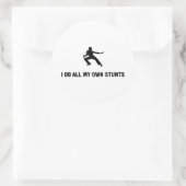 Kung Fu Ronde Sticker (Tas)