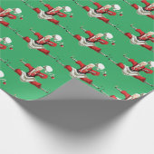 Kung Fu Santa Cadeaupapier (Hoek)