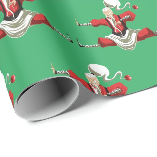 Kung Fu Santa Cadeaupapier (Rol Hoek)
