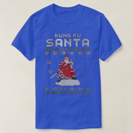 Kung Fu Santa Claus T-Shirt (Design voorkant)