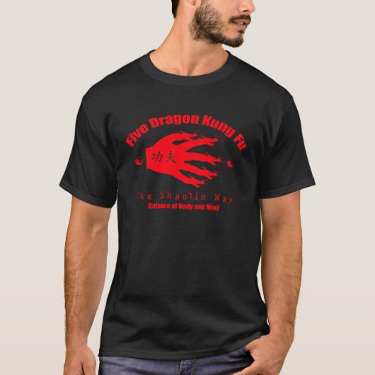 Kung Fu Shaolin T-shirt (Voorkant)