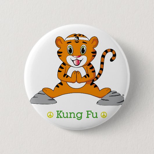 Kung Fu Tiger™ Button (Voorkant)