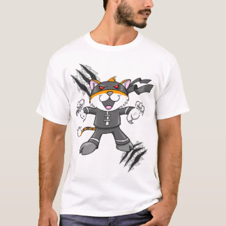 Kung Fu Tiger Style Warrior Ninja T-Shirt