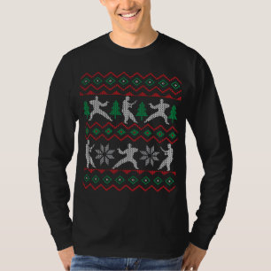 KUNG FU UGLY CHRISTMAS SWEATER T-SHIRT