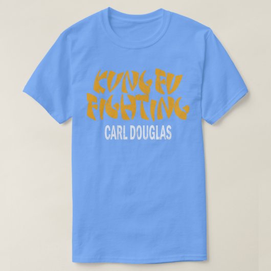 Kung Fu vechtende Carl douglas T-shirt (Design voorkant)