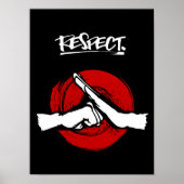 Kung Fu - Vechtsporten - Respect Poster (Voorkant)