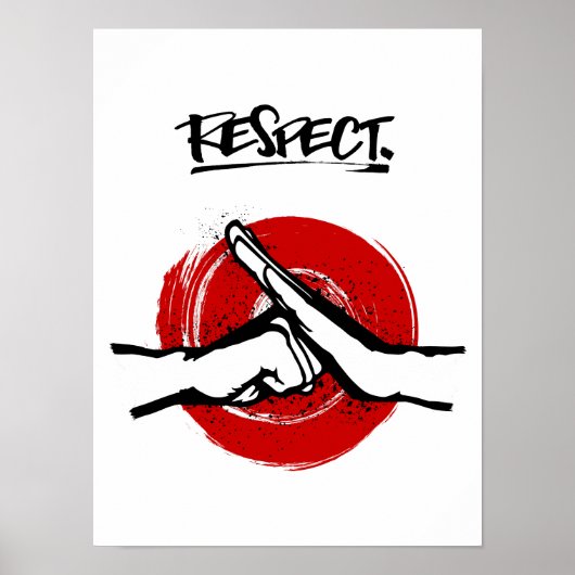 Kung Fu - Vechtsporten - Respect Poster (Voorkant)