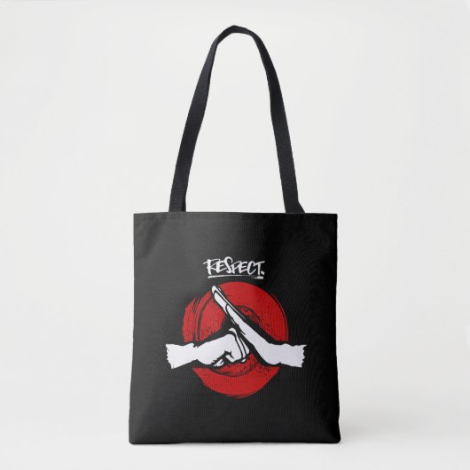Kung Fu - Vechtsporten - Respect Tote Bag (Voorkant)