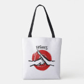 Kung Fu - Vechtsporten - Respect Tote Bag (Achterkant)