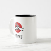 Kung Fu - Vechtsporten - Respect Tweekleurige Koffiemok (Voorkant links)