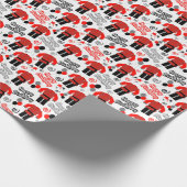 Kung Fu Verjaardag inpakpapier (Hoek)