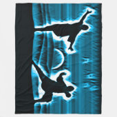 Kung Fu Warrior Spirits Fleece Deken (Voorkant)