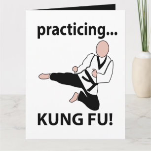 Kung Fu Zwarte Band Vechtkunsten Kaart