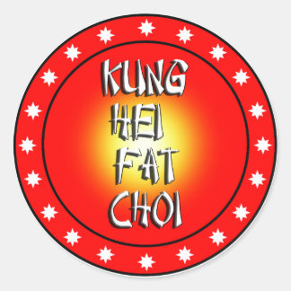 Kung Hei Fat Choi Ronde Sticker