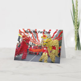 Kung Hei Fat Choy Chinese Nieuwjaarskaart Feestdagen Kaart