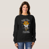 Kung Mew Fighting Kung Fu Kitten Battle Cat Karate Trui (Voorkant volledig)