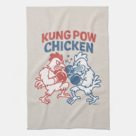 Kung Pow Chicken Grappig Eten Pun Theedoek