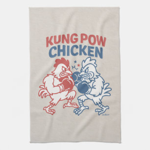 Kung Pow Chicken Grappig Eten Pun Theedoek