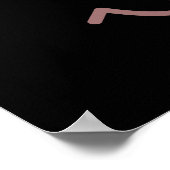 Kung Toe-fu Funny Big Toe Pun Dark BG Poster (Hoek)