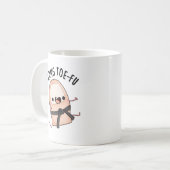 Kung Toe-fu Funny Big Toe Pun Koffiemok (Voorkant links)