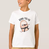 Kung Toe-fu Funny Big Toe Pun T-shirt (Voorkant)