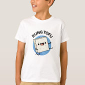 Kung Tofu Funny Kungfu Tofu Pun T-shirt (Voorkant)